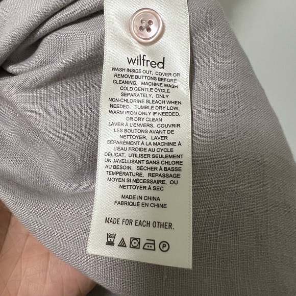 NWOTS Wilfred Eleta Linen Maxi Dress Sz M - Picture 9 of 12